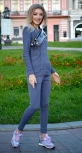 Тёплый вязанный костюм № V9001 , JEANS